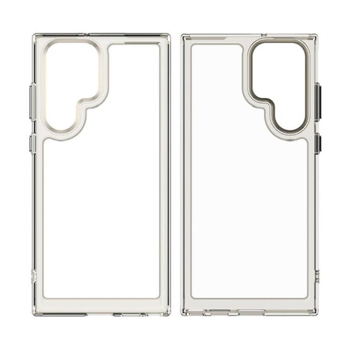 OEM - Galaxy S22 Ultra Skal Outer Space med en Gelram - Röd