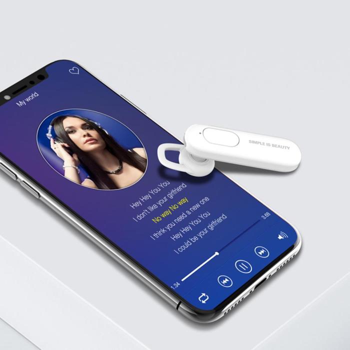 OEM - Bluetooth-öronsnäcka BE4 vit