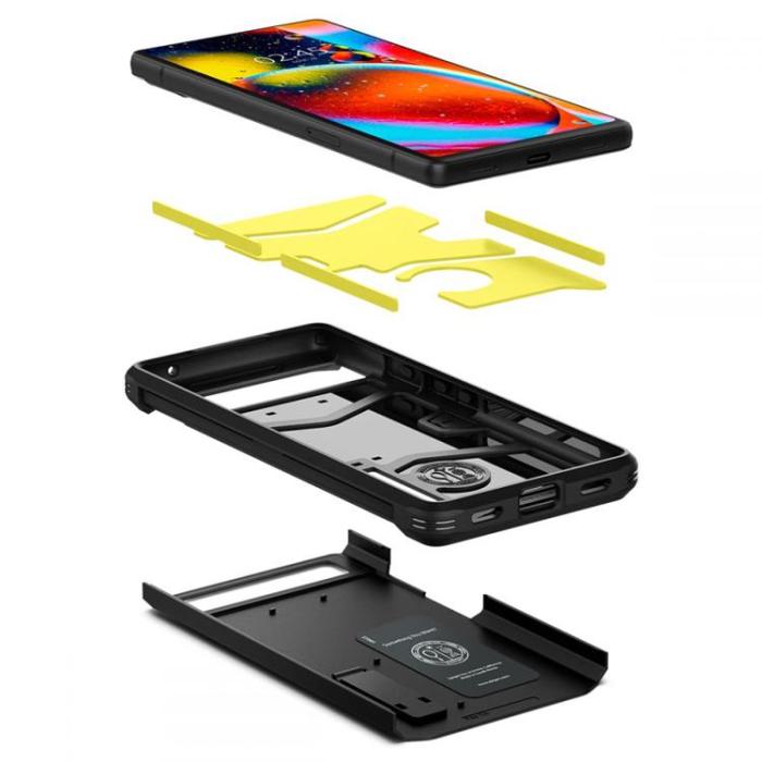 Spigen - Spigen Tough Armor Skal Google Pixel 6a - Svart