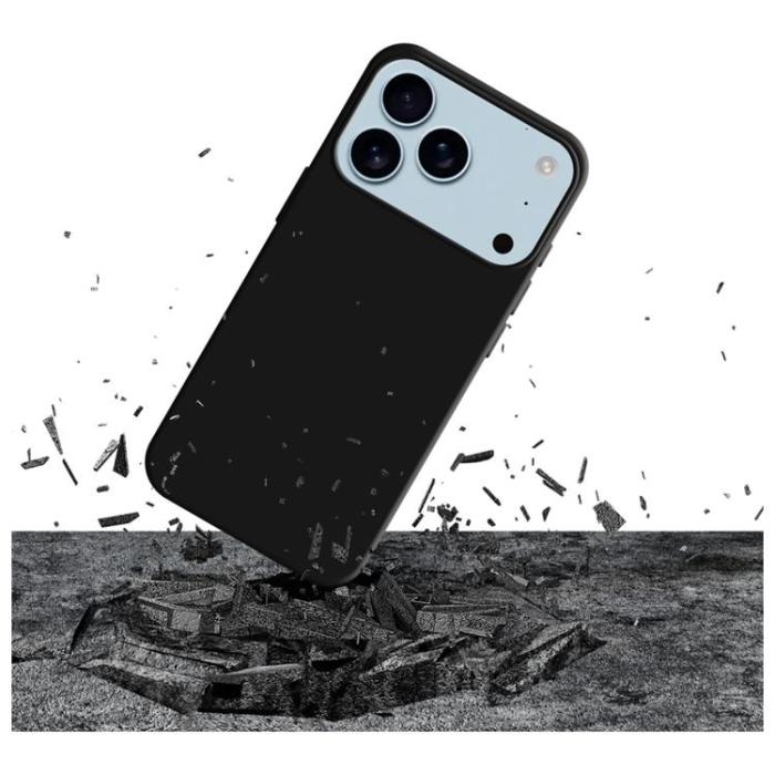 3MK - 3MK iPhone 17 Pro Mobilskal Silikon - Svart