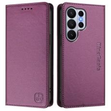 OEM - RINACASIS Samsung Galaxy S26 Ultra Pl&aring;nboksfodral Konstl&auml;der RFID Skydd - Lila