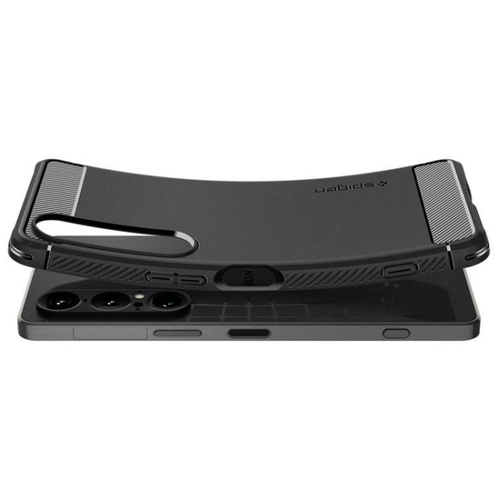 Spigen - Sony Xperia 1 VII Mobilskal Rugged Armor - Matte Svart