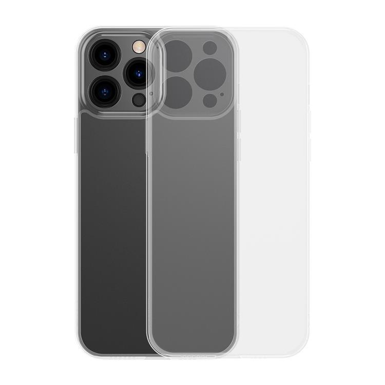 Baseus Frosted Glasskydd Skal iPhone 13 Pro Max - Transparent | 2353 | AlltMobil