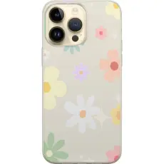 Gustaf - Mobilskal till Apple iPhone 15 Pro Max med fejdande blommor