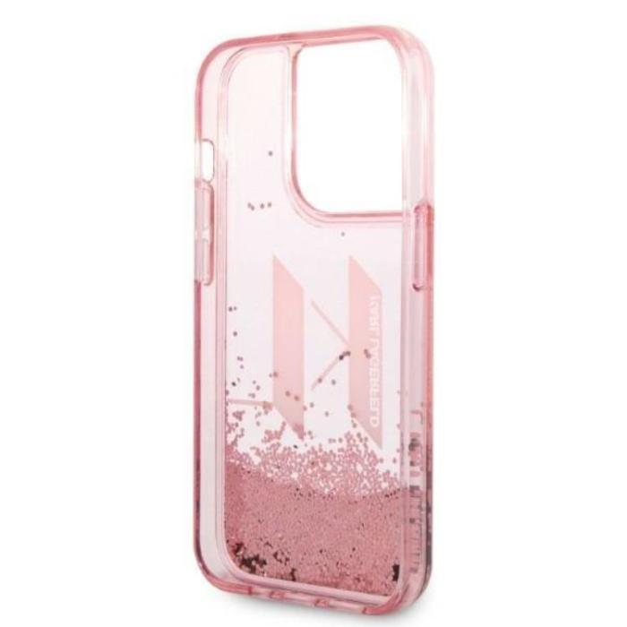KARL LAGERFELD - Karl Lagerfeld iPhone 14 Pro Skal Glitter Big KL - Rosa