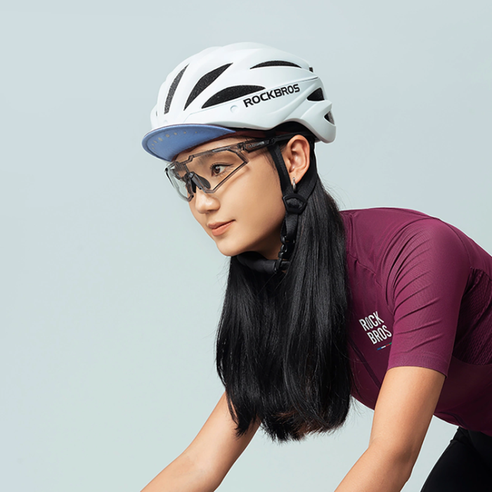 Rockbros - Rockbros Cykelkeps med Visir - Röd