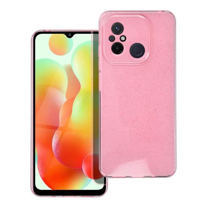 OEM - Xiaomi Redmi 12C Mobilskal Clear 2mm Blink - Rosa