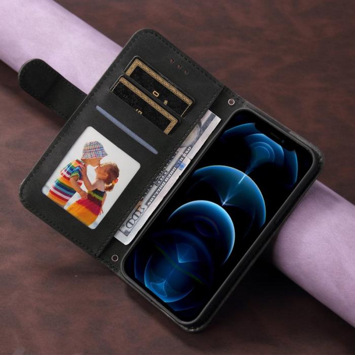 OEM - Samsung Galaxy A57 Plånboksfodral Konstläder Ställfunktion - Svart