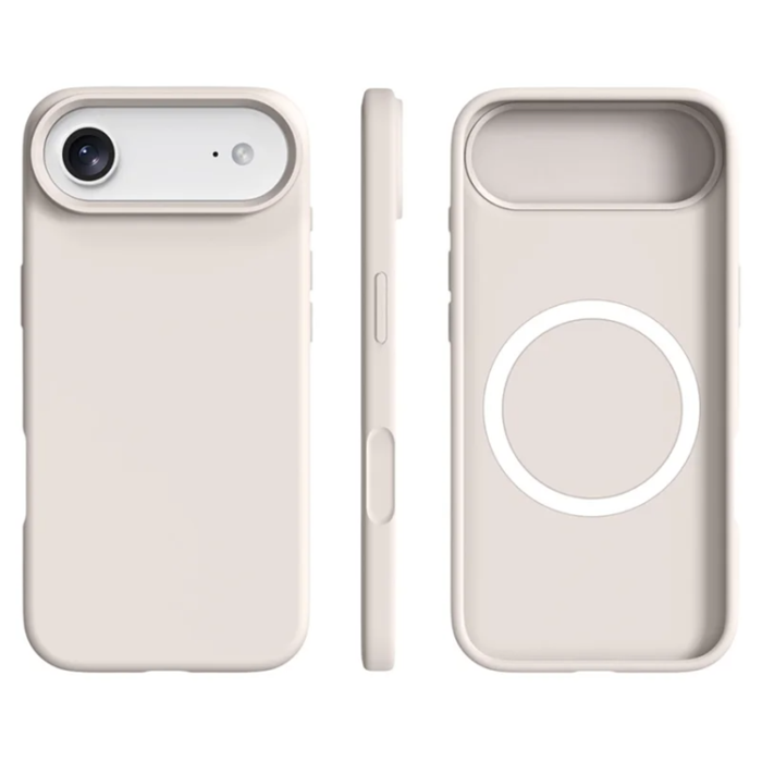 A-One Brand - iPhone 17 Air Mobilskal MagSafe Ultra Thin Silicone - Antique Vit