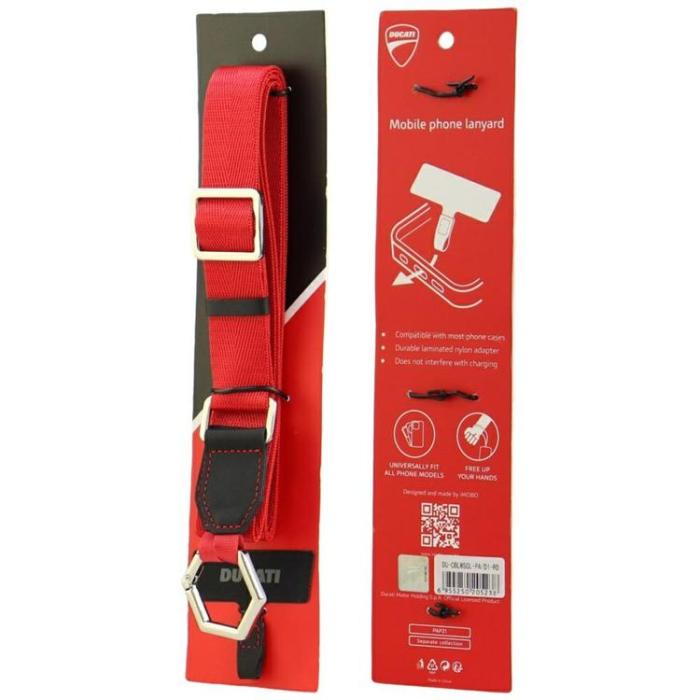 Audi - Ducati Universal Mobilrem Lanyard - Röd