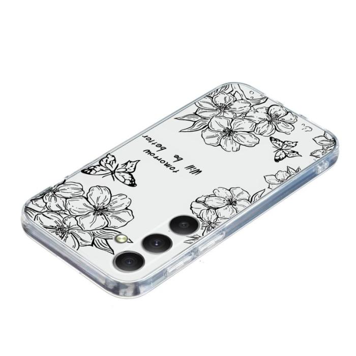 OEM - Mobilskal till Samsung Galaxy A57 Mönstertryck Stöttålig TPU - Butterfly Flower