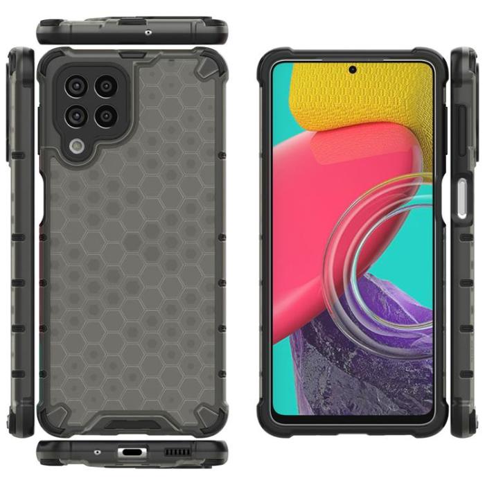 OEM - Galaxy A53 5G Skal Honeycomb Armored - Svart