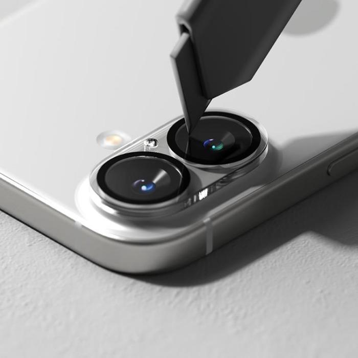 Ringke - [2-Pack] Ringke iPhone 16/16 Plus Kameralinsskydd Härdat glas - Clear