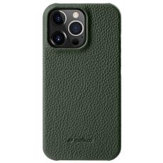 Melkco - MELKCO Mobilskal till iPhone 13 Pro Max &Auml;kta L&auml;der + PC - Gr&ouml;n