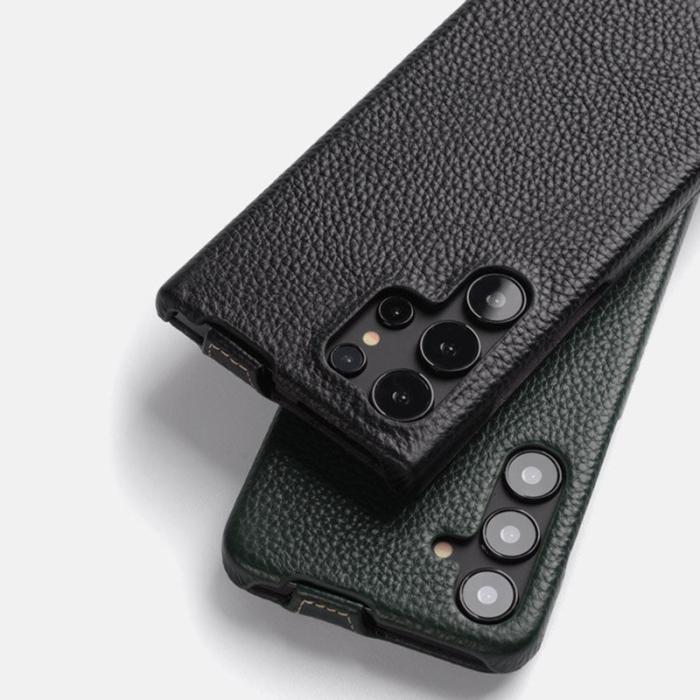 Melkco - MELKCO Mobilskal till Samsung Galaxy S24 Ultra Äkta Läder Matt Brun