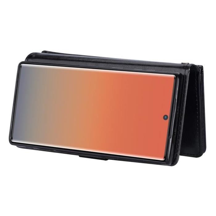 A-One Brand - 2-in-1 Plånboksfodral med 9 Kortplatser Galaxy S22 5G - Svart