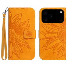 A-One Brand - iPhone 17 Pro Max Plånboksfodral Sunflower Imprint - Gul