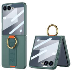 GKK - GKK Galaxy Z Flip 7 Mobilskal Ringhållare med Handledsrem