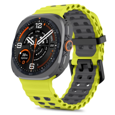 Tech-Protect - Tech-Protect Armband F&ouml;r Galaxy Watch Ultra (47mm) Icon Pro - Lime/Svart