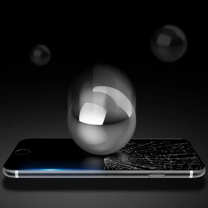 OEM - [2-PACK] Härdat Glas Skärmskydd iPhone 8 Plus / iPhone 7 Plus - Svart