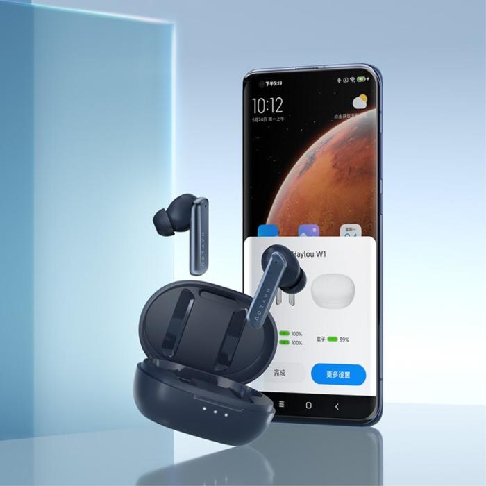 Xiaomi - XIAOMI Haylou W1 QCC Bluetooth Trådlösa Hörlurar - Blå