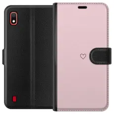 Gustaf - Pl&aring;nboksfodral till Samsung Galaxy A10 med Litet Hj&auml;rta
