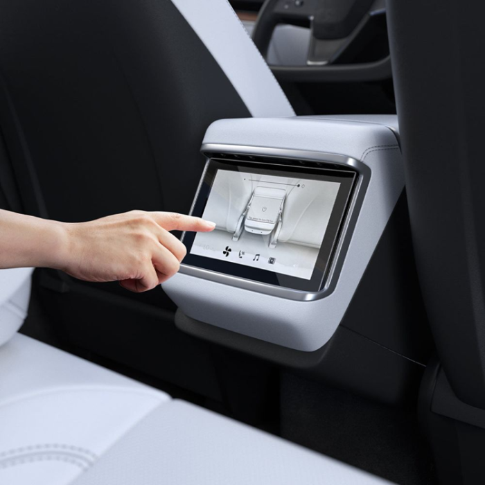 Spigen - Spigen Tesla Model (X 2021/2022 S 2021/2022) Härdat glas Skärmskydd Slim