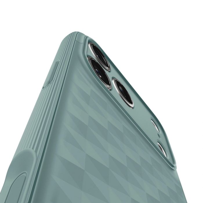 Spigen - Spigen iPhone 17 Pro Mobilskal Magsafe Kickstand Parallax - Saga Grön