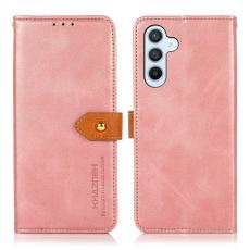 KHAZNEH - KHAZNEH Pl&aring;nboksfodral f&ouml;r Samsung Galaxy S26 Plus Konstl&auml;der St&auml;ll - Ros&eacute;guld