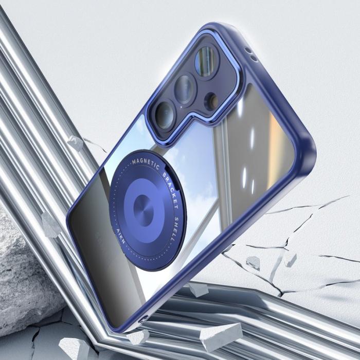 OEM - Mobilskal för Samsung Galaxy S26 Magnetiskt PC + TPU med Kickstand - Blå