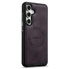 LC.imeeke - LC.IMEEKE Mobilskal f&ouml;r Samsung Galaxy S26 Magnetiskt Konstl&auml;der PC + TPU - Lila