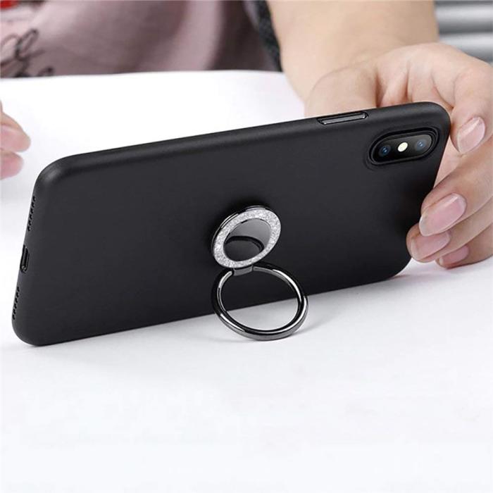 Tech-Protect - Tech-Protect Magnetic Phone Ringhållare - Glitter Rosa