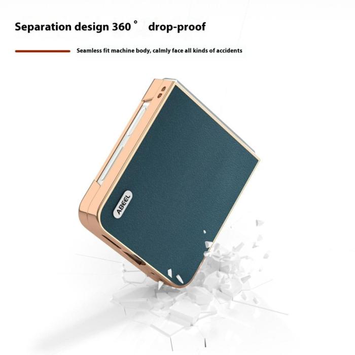 ABEEL - ABEEL Mobilskal till Samsung Galaxy Z Flip7 FE 5G Electropläterad Grön