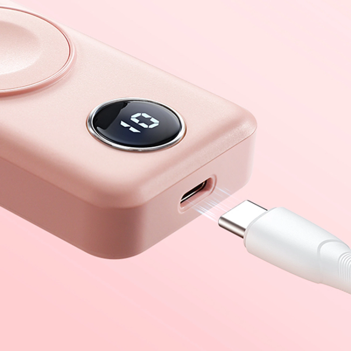 Joyroom - Joyroom Powerbank Trådlös 2000mAh 3W För Apple Watch - Rosa