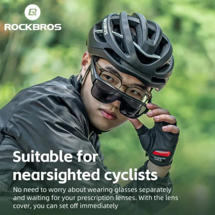 Rockbros - Rockbros polariserande Cykelglasögon - Grå