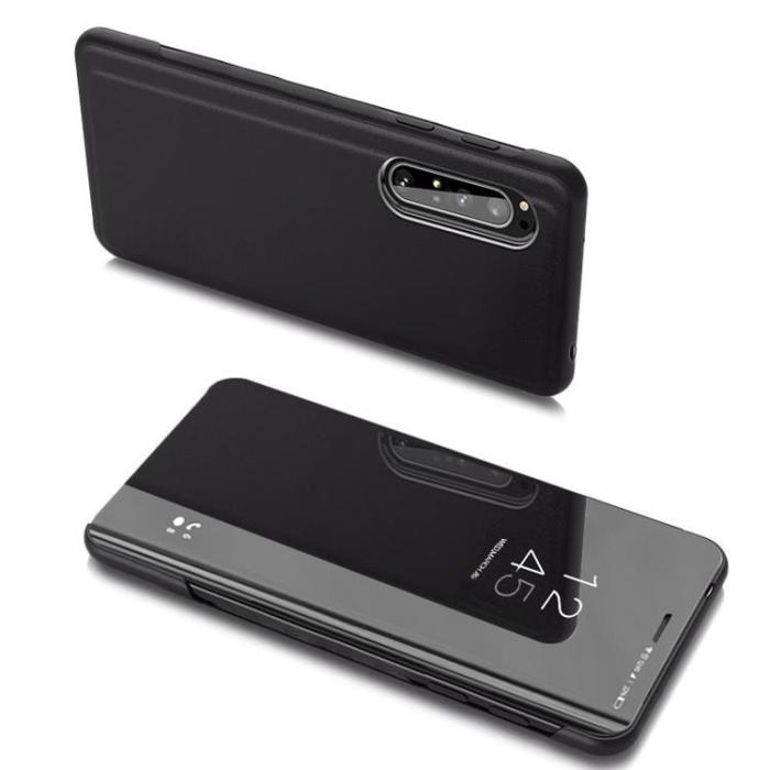UTGATT5 - Clear View Fodral Sony Xperia 10 II - Svart