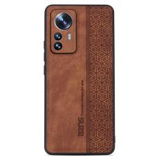 AZNS - AZNS Xiaomi 12 5G Fodral Anti-scratch KonstL&auml;der - Brun