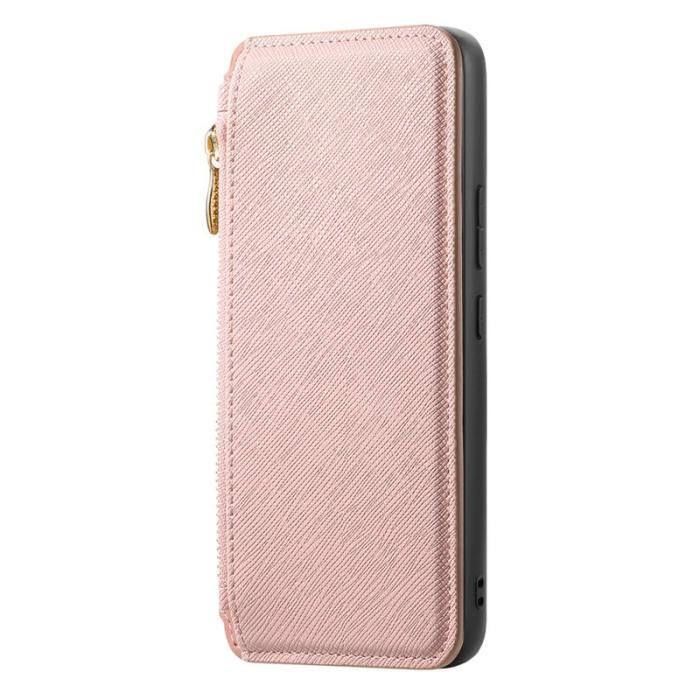 CASENEO - CASENEO Samsung Galaxy S25 Ultra Plånboksfodral Konstläder - Rosa