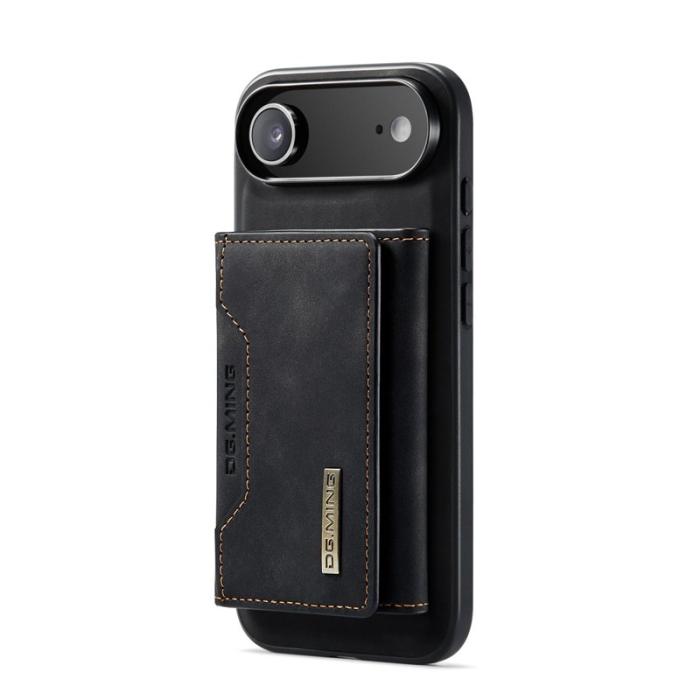 DG.MING - DG.MING iPhone Air Konstläder Plånboksfodral PU + PC + TPU - Svart