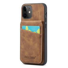 FIERRE SHANN - FIERRE SHANN iPhone 12 / 12 Pro Fodral KonstL&auml;der - Brun