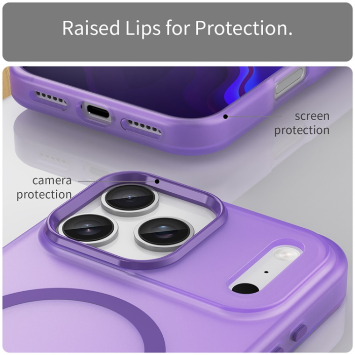 A-One Brand - iPhone 17 Pro Mobilskal MagSafe Slim Matte Translucent -