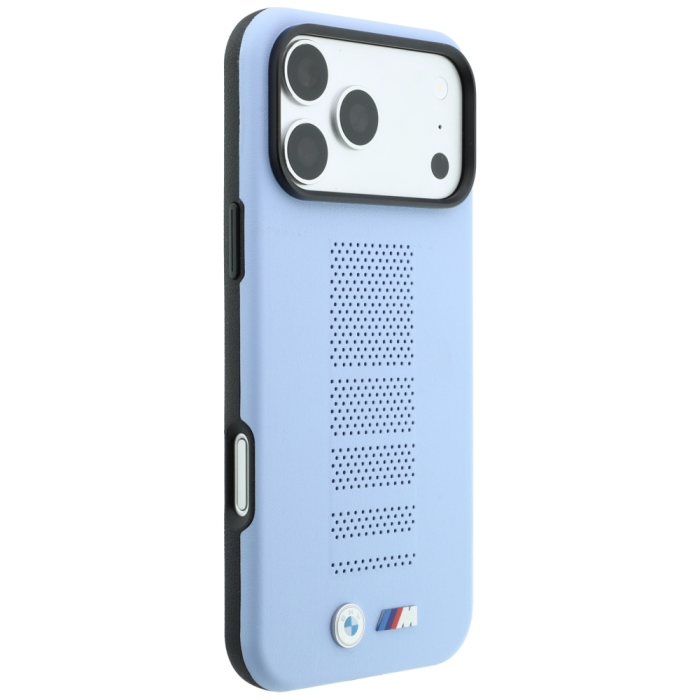 BMW - BMW Mobilskal För iPhone 18 Pro/17 Pro Magsafe M Blue Perfo - Blå