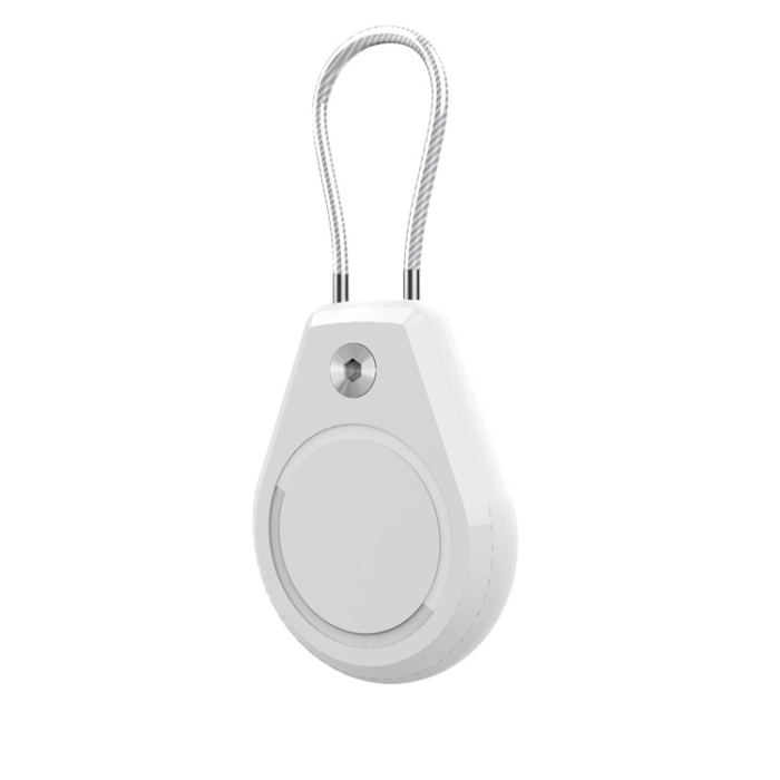 OEM - [2-Pack] AirTag Skal Vattentätt med Stålkabel - Svart/Vit