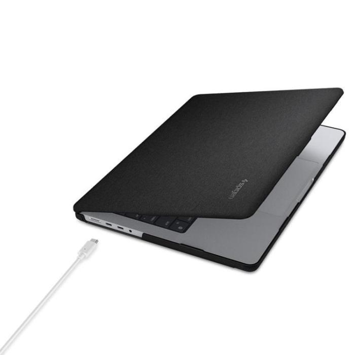 UTGATT - Spigen MacBook Pro 16 (2021/2022) Skal Urban Fit - Svart