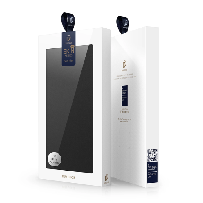 Dux Duci - Dux Ducis iPhone 16 Pro Max Plånboksfodral Skin Pro - Svart