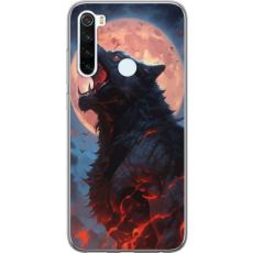 iSecrets - Genomskinligt Skal kompatibel med Xiaomi Redmi Note 8 med Ylande varg