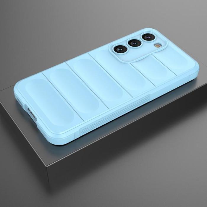 OEM - Galaxy S23 Plus Skal Magic Shield Flexible Armored - Ljusblå
