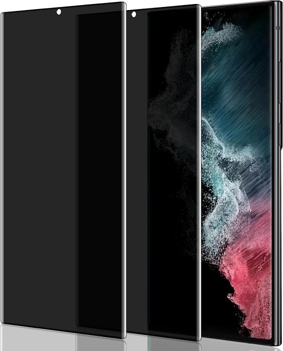 A-One Brand - [2-PACK] Privacy UV Härdat Glas Skärmskydd Samsung Galaxy S23 Ultra
