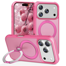 A-One Brand - iPhone 17 Pro Mobilskal MagSafe Kickstand TPU + PC - Rose