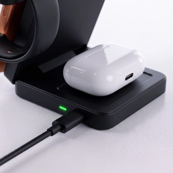 Tech-Protect - Tech-Protect Qi2.2 MagSafe Trådlös Laddare För iPhone/Apple Watch/AirPods